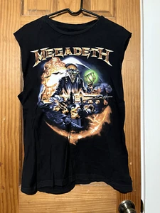 Megadeth Vic Rattlehead metal band shirt Large Used Black - Picture 1 of 1