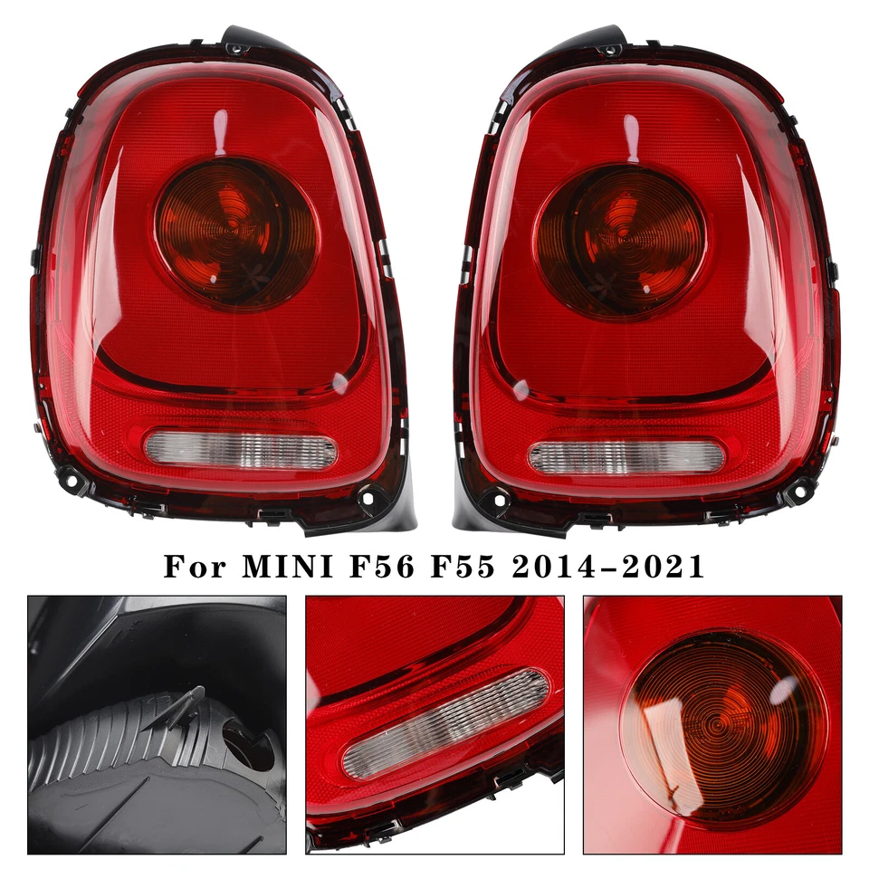 Rear Left+Right Tail Light 63217297433 63217297434 For MINI F56 F55 2014-2021 U3 - Image 1 of 4