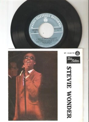 STEVIE WONDER TAMLA MOTOWN YUGOSLAVIA  7" EP  NM - Image 1 of 2