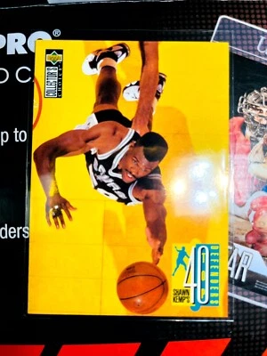 DAVID ROBINSON 1995 UPPER DECK COLLECTOR'S CHOICE STEVE KEMP'S TOP 40 #408 V324 - Image 1 of 2