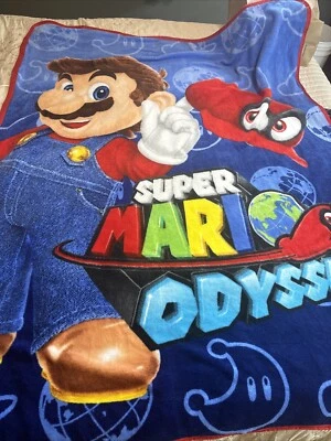 Manta suave de felpa para niños Nintendo Super Mario 42"x57" Mario Bros Foto 1 de 3