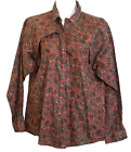 Vintage Rocky Mountain Clothing Shirt Womens M Long Sleeve Western Cowgirl
