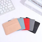 1PC PU Le cuir Carte Holder Color Color Bank Credit Card Box Portefeuille 