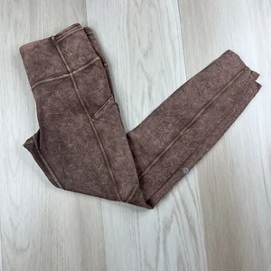 Tinte de hielo Lululemon Fast Free Tight II 25" *No reflectante talla 6 marrón - Imagen 1 de 12