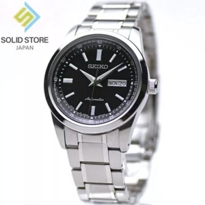 SEIKO SELECTION SARV003 Mechanical Automatic Watch Silver Black Dial 42mm - Picture 1 of 6