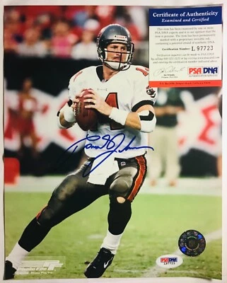 Tampa Bay Buccaneers BRAD JOHNSON SB XXXVII PSA ADN autógrafo firmado 8x10 automático Foto 1 de 4