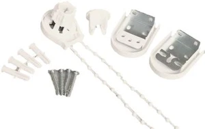Rollo Kupplungssatz 25 mm Ersatz Bügel Sicke Kettenbeschlag Reparatur Set weiß - Bild 1 von 1