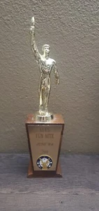 Elks Club Fun Nite Juni 1964 2. Platz B.P. O.E. 9 Zoll große Vintage Amateur Trophäe - Bild 1 von 6