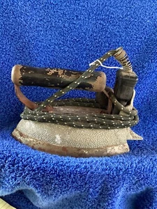 Vintage Duke-Müller Gusseisen, Flacheisen, mit Elektrokabel, 8 Zoll Basis gespankt - Bild 1 von 6