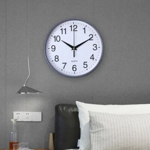 Brief Modern Decoration Home Bedroom Round Wall Clock Quartz Clock 8inch 20cm - Picture 1 of 12