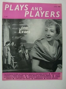 Plays And Players Apr 1954: Virginia McKenna, Robert Morley, Roger Moore, Guitry - Picture 1 of 9