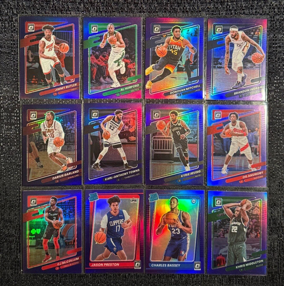 2021-22 Panini Donruss Optic PURPLE Complete Your Set You Pick NBA Card #1-200 - Image 1 of 1