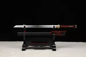 Wakizashi Japanese Samurai Katana Sword Ninja Full Tang T10 Steel Sharp - Picture 1 of 11