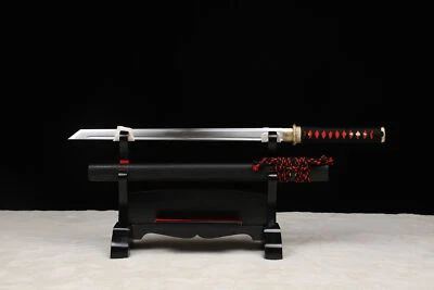  Wakizashi Japonés Samurai Katana Espada Ninja Full Tang T10 Acero Afilado Foto 1 de 4