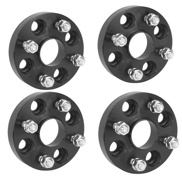 4 espaciadores de rueda centrados en el cubo 25 mm 4x100 mm M12x1,5 54,1 mm para Hyundai Accent Foto 1 de 4