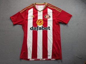 Sunderland 2016/17 home jersey adidas mens size M football shirt - Picture 1 of 24