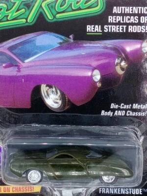 Johnny Lighting Hot Rods Thom Taylor Yellow Frankenstude #37 1:64 - Image 1 of 3