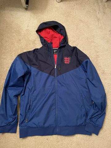 England National Soccer Nike Training Rain Jacket Size L Cover