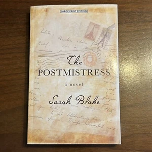 THE POSTMISTRESS (Grazer Large Print Book Series) Softcover SARAH BLAKE 2010 - Picture 1 of 12