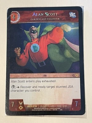 VS System Alan Scott  DC Comics Exclusive Foil DCX-016 Factory Sealed - Image 1 of 2
