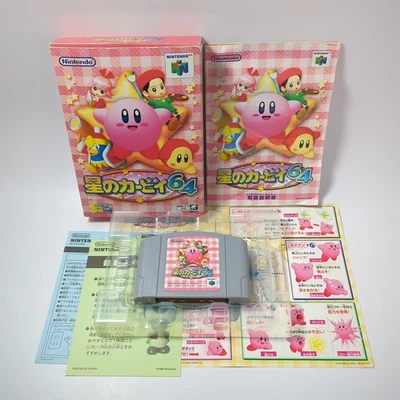 Hoshi no Kirby 64 Japanese Nintendo N64 The Crystal Shards CIB - Untested Read - Image 1 of 4