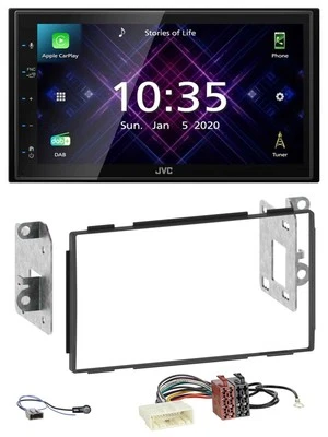 JVC DAB 2DIN MP3 Bluetooth USB Autoradio für Nissan Qashqai 2007-2013 - Bild 1 von 4