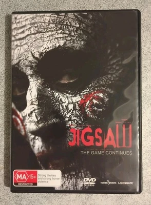 Jigsaw: The Game Continues (DVD, 2017) R4 + Free Post - image 1 of 4