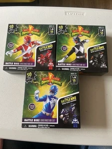 Mighty Morphin Power Rangers Battle Bike Construction Sets Lot Of 3 New - Picture 1 of 6