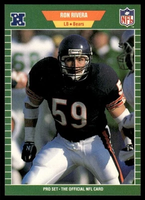 Ron Rivera 1989 Pro Set #48 Chicago Bears 32559 Football Card - Image 1 of 2