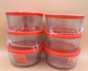 Set of 2 (3 Pack) Pyrex Simply Store 2-Cup Glass Food Storage Container Round - Picture 1 of 1