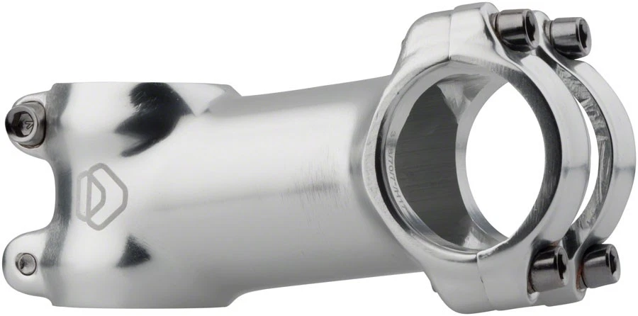 Dimension 31.8 Stem 100mm Clamp 31.8mm +/-7 Deg 1 1/8 in Silver Aluminum MTB - Image 1 of 1
