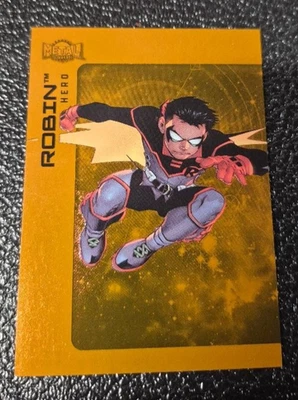 Skybox Metal Universe Batman #30 Robin (Damian Wayne) 2025 naranja FX #13/25 HECHO Foto 1 de 2
