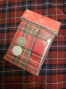 Baby Gap 2-teiliges Pyjamahose & Hemd Set rot kariert mit Bär 6-12 M - Bild 1 von 5