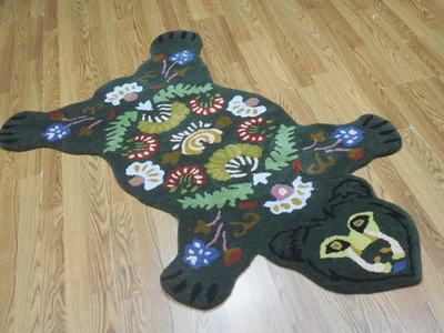 Tibetan Tiger bengal Rug Shape Handmade Kids Boho Rug Aesthetic Rug 3x5 - Image 1 of 4
