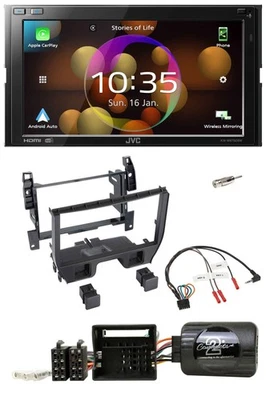 JVC DAB Lenkrad 2DIN Bluetooth USB Autoradio für Citroen C3 2010-2014 - Bild 1 von 4