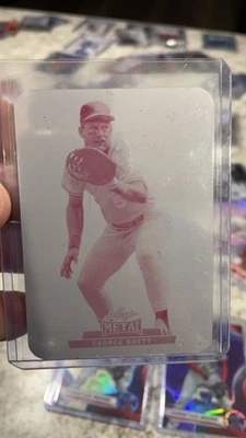 2024 Leaf 金属棒球 George Brett 印刷板 1/1 — 第 1/2 张图片