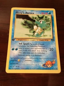1st Edition Misty’s Horsea 87/132 - Gym Challenge - Near Mint - Bild 1 von 2