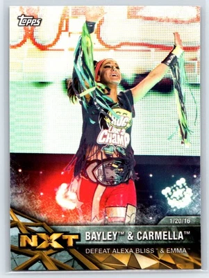 2017 Topps WWE Women's Division Bayley / Carmella #NXT-11 - Image 1 of 2