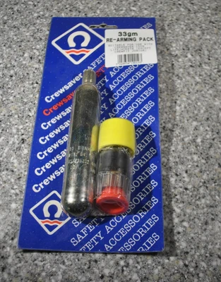 33 Gram CO2 Re-Arming Kit for Crewsaver 150N Life Jackets Vests Sealed - Image 1 of 4