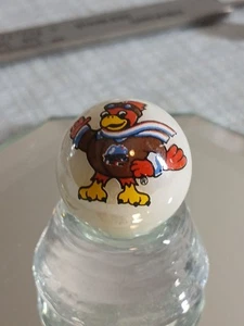 JABO inc. Ohio State Buckeye 1" Marble collectible white iridescent - Picture 1 of 4
