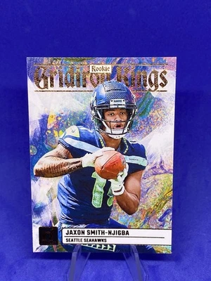 2023 Panini Donruss Jaxon Smith-Njigba #RGG-7 Rookie Gridiron Kings RC Seahawks - Image 1 of 2