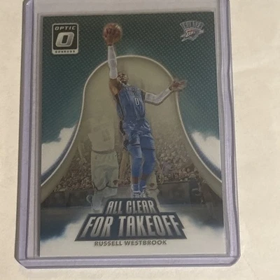Panini Donruss Optic Russell Westbrook 2017-18 - todo transparente para despegue #11 🔥 Foto 1 de 4