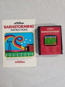 Atari 2600 Barnstorming Cart and Manual Tested  - Picture 1 of 2