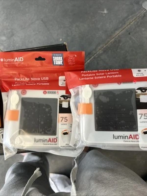 Linterna solar portátil inflable ligera LuminAid PackLite Nova USB nueva Foto 1 de 2