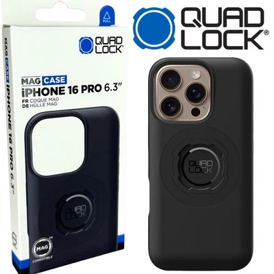 QUAD LOCK MAG Case Schutzhülle Halterung Handy Hülle passend Apple iPhone 16 Pro - Bild 1 von 4
