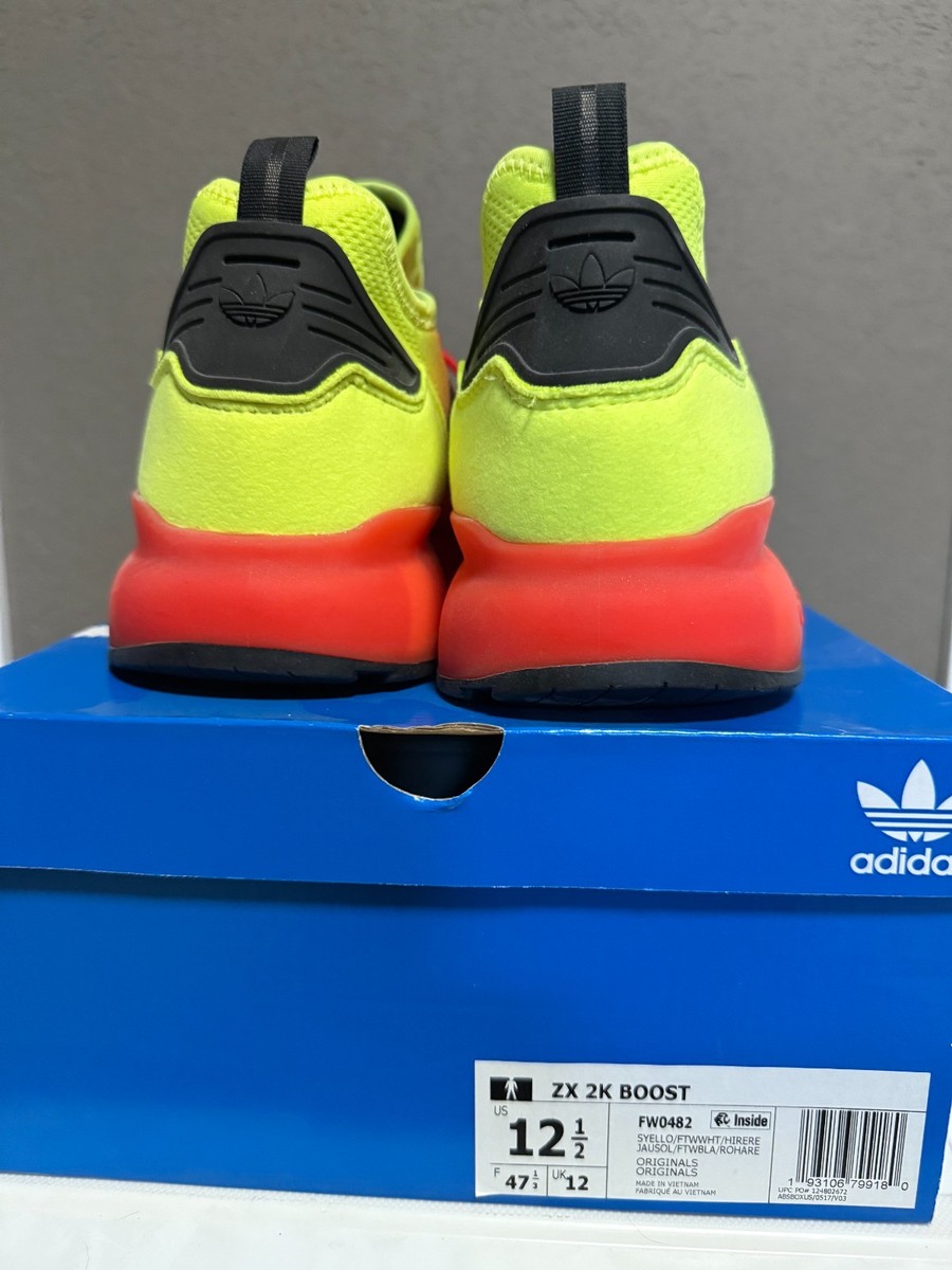 メンズウェア solar adidas ZX 2K Boost Solar Yellow Red | eBay