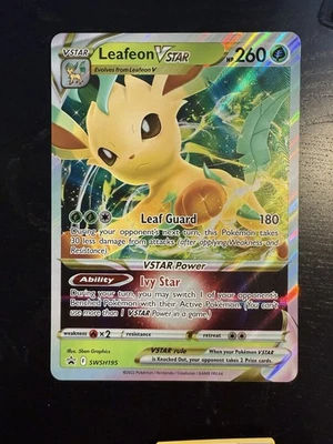 Leafeon VSTAR SWSH195 Jumbo Cards Holo - Image 1 of 2