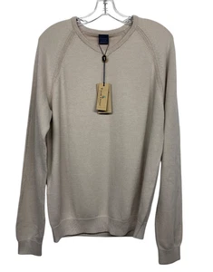 NWT Tailor Vintage Men size M Porpoise Pebble Pullover Cotton Sweater 98$ - Picture 1 of 9