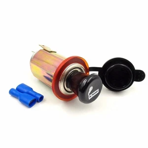 12V 24V Power Outlet Motorcycle Accessory Sealed Cap Threaded Retaining Ring - Picture 1 of 12