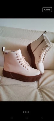 🎀🎁 Stivaletti in Vera Pelle basse senza tacco PUMA taglia 37 - Imagen 1 de 4